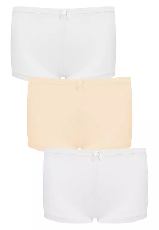 Classic Cuties 3-in-1 Pack Baby Boyleg Panty  Underwear For Kids Girls
