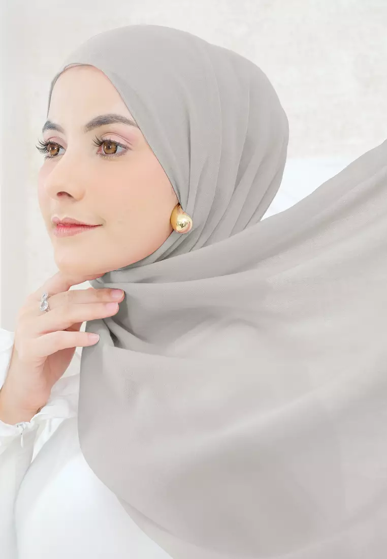 Cotton Bee - Ramya Shawl | Pashmina Viscose - Warm Grey