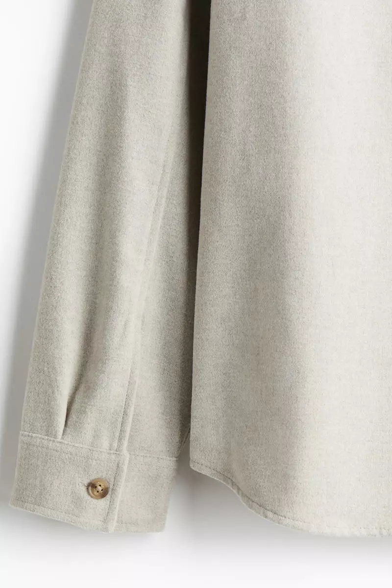 Regular Fit Felted overshirt