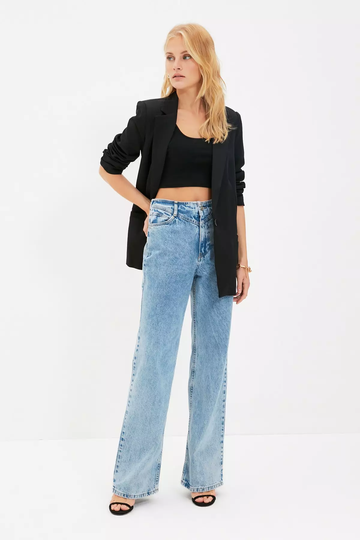 Printed Lining Blazer Jacket