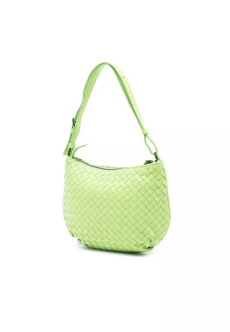 Pre-Loved Bottega Veneta Nappa Intrecciato Shoulder Bag