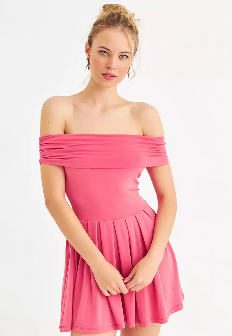 Madonna Collar Mini Dress