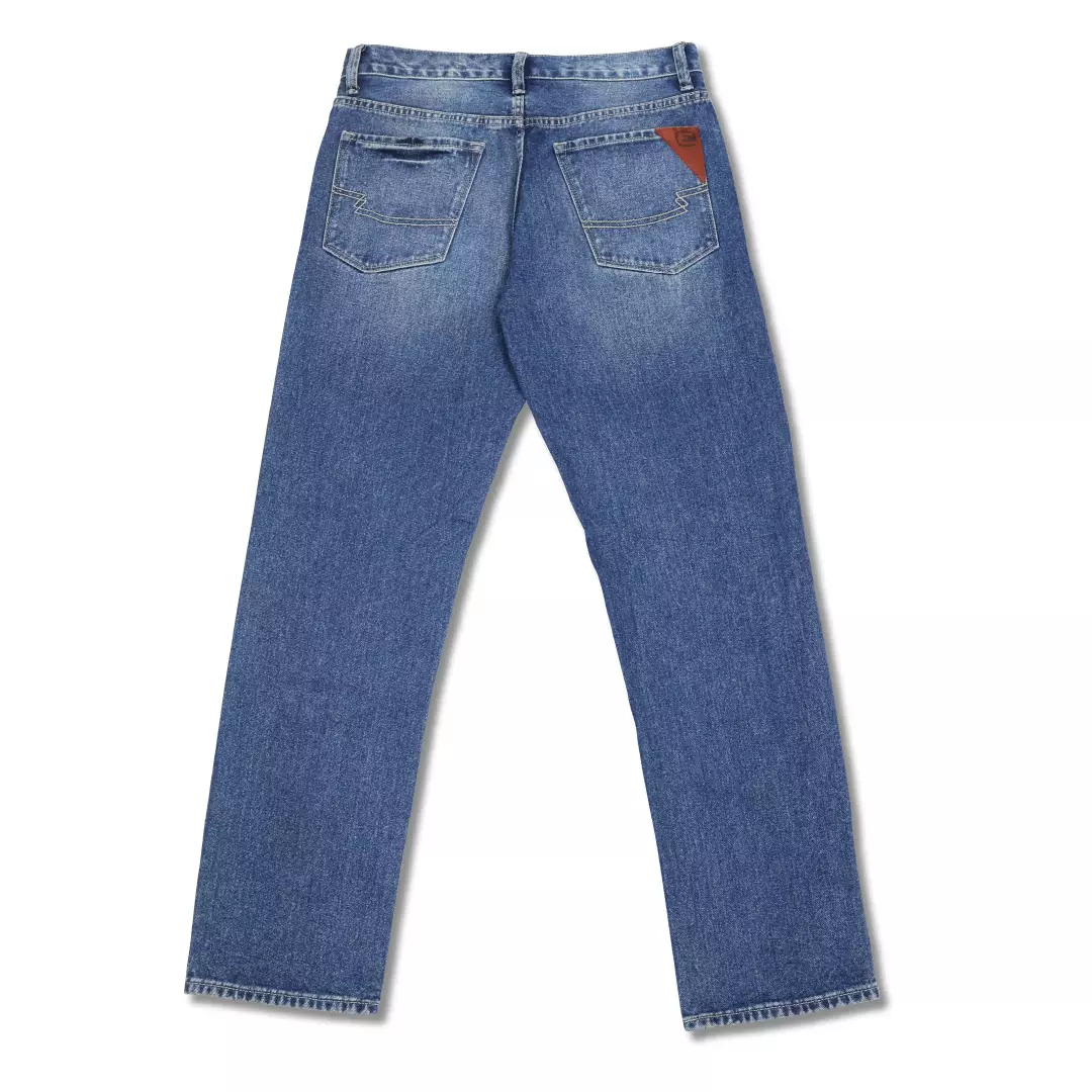EMBA DENIM - Travis Celana Panjang Denim Pria Regular Fit Non-Stretch  Medium Stone