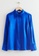 & Other Stories blue Relaxed Satin Shirt 054B8AAECA33C5GS_4