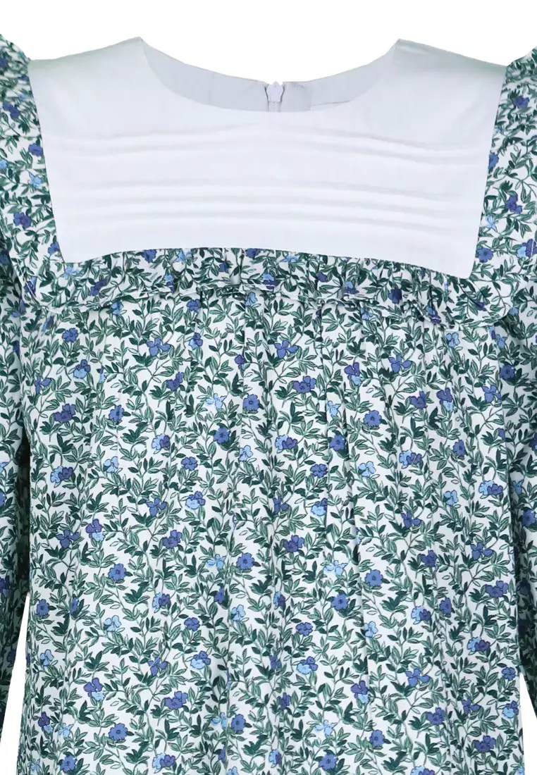 Pito Dito Girl Khazneh Gamis Anak Multicolor Motif Bunga - Size 4