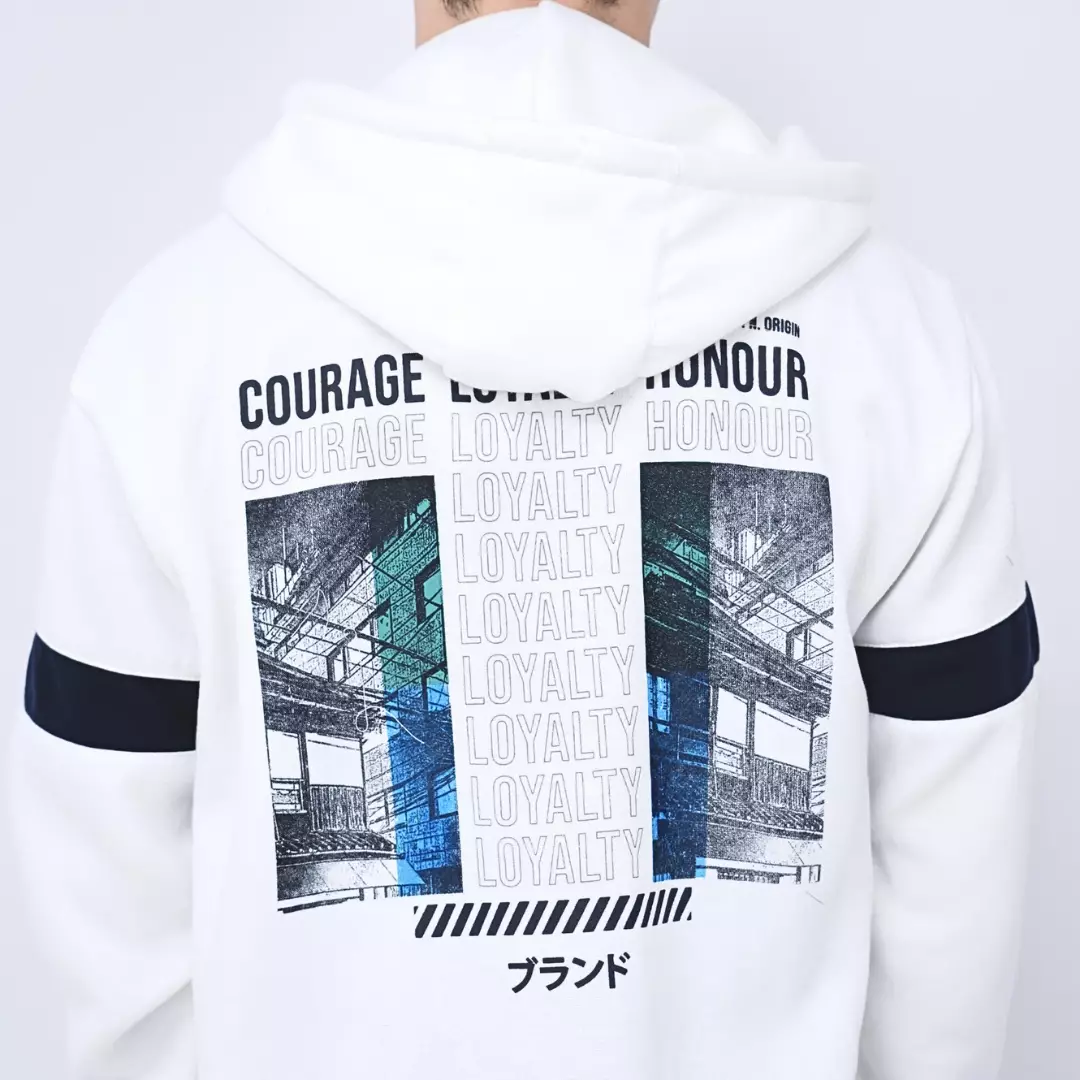 Ryusei Jacket Pria Loyalty CMB White