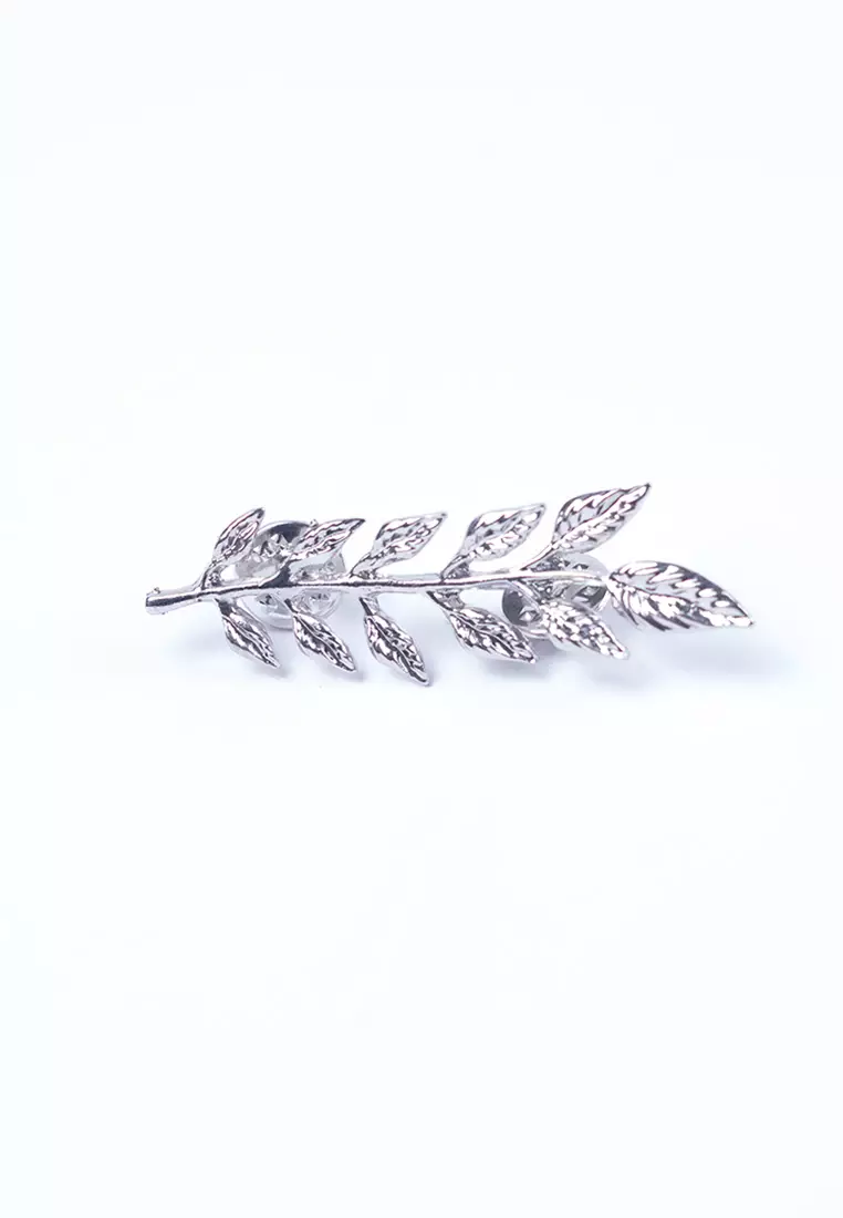 Houseofcuff lapel pin brooch bros untuk jas TUSUK SILVER DD