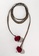 MARNI red Flower Leather Necklace 02409ACF9FAC40GS_1
