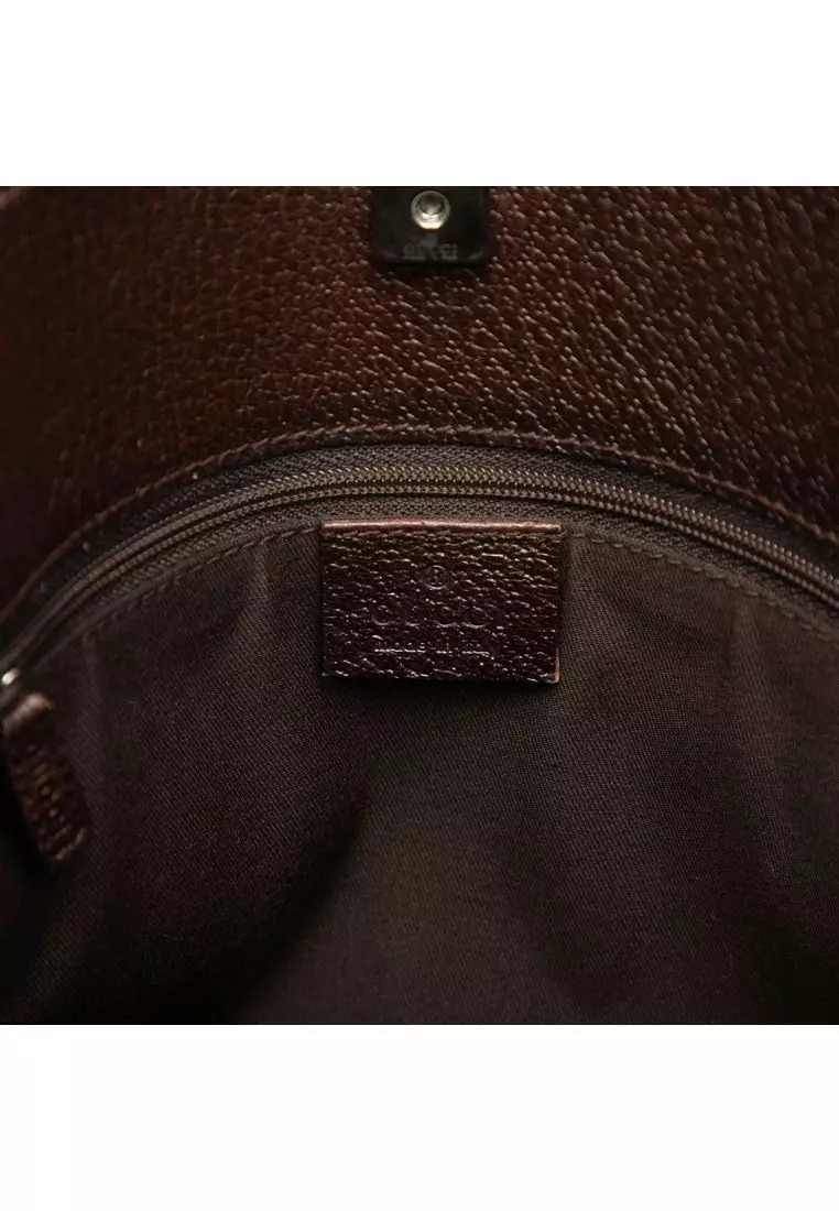 Pre-Loved Gucci Gg Canvas Eclipse Crossbody