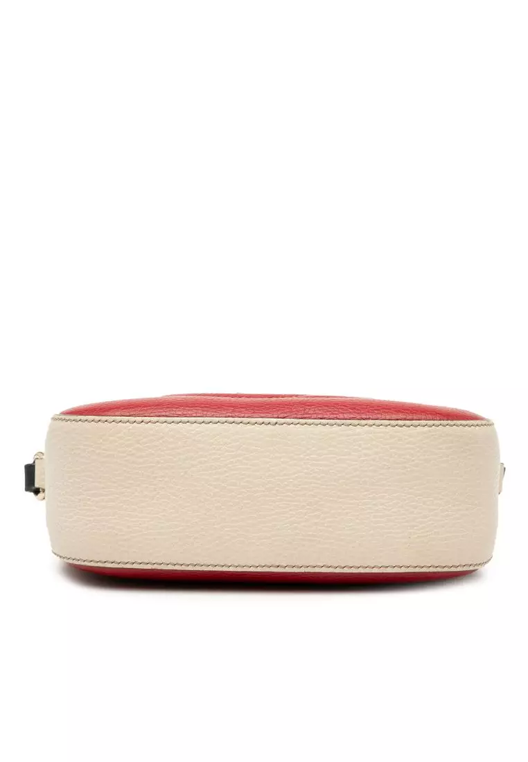 Pre-Loved Gucci Small Tricolor Leather Soho Disco Crossbody
