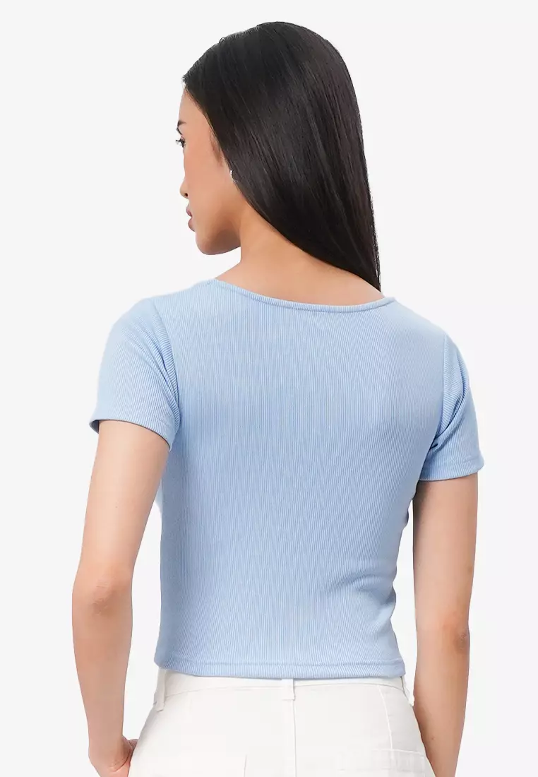 Basic Square Neck T-Shirt