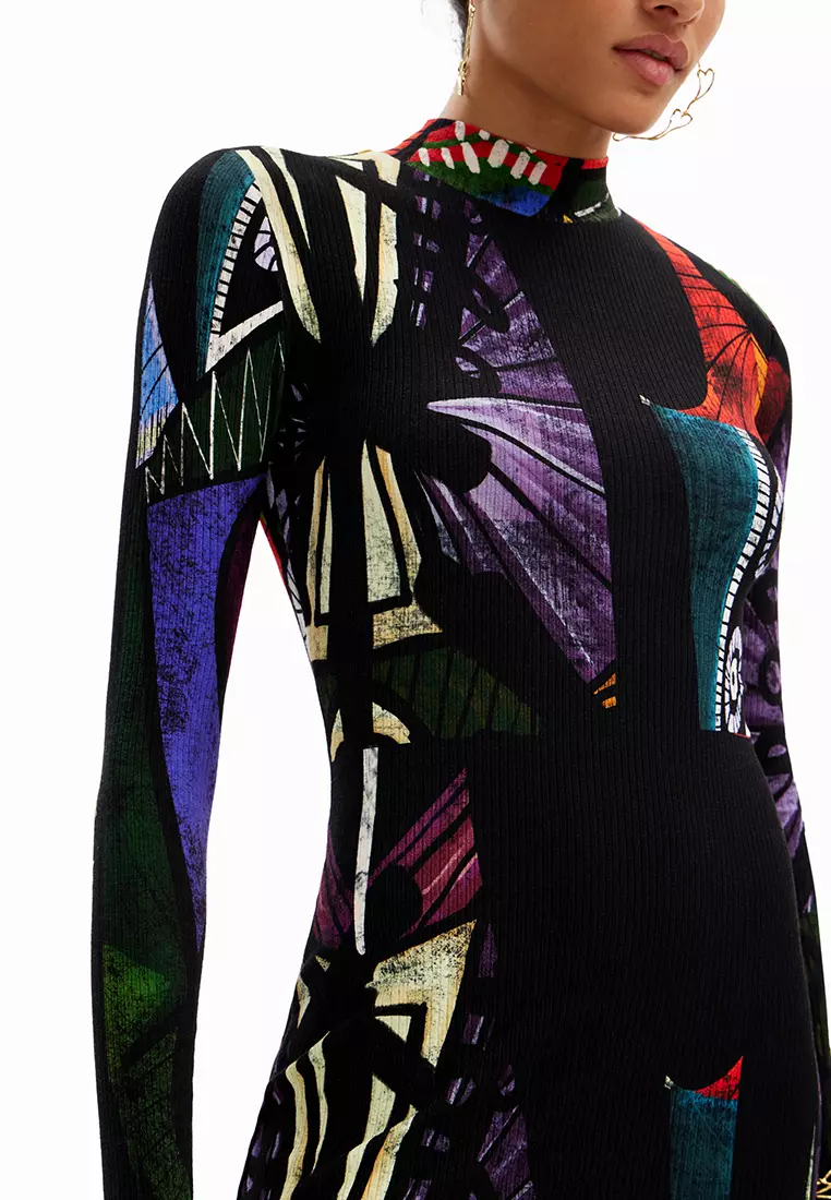 Desigual Woman M. Christian Lacroix arty midi dress .
