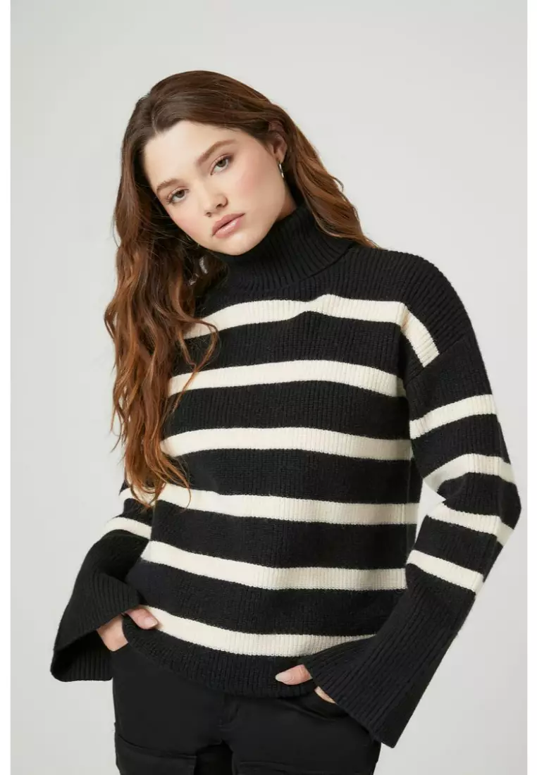 Striped turtleneck outlet forever 21