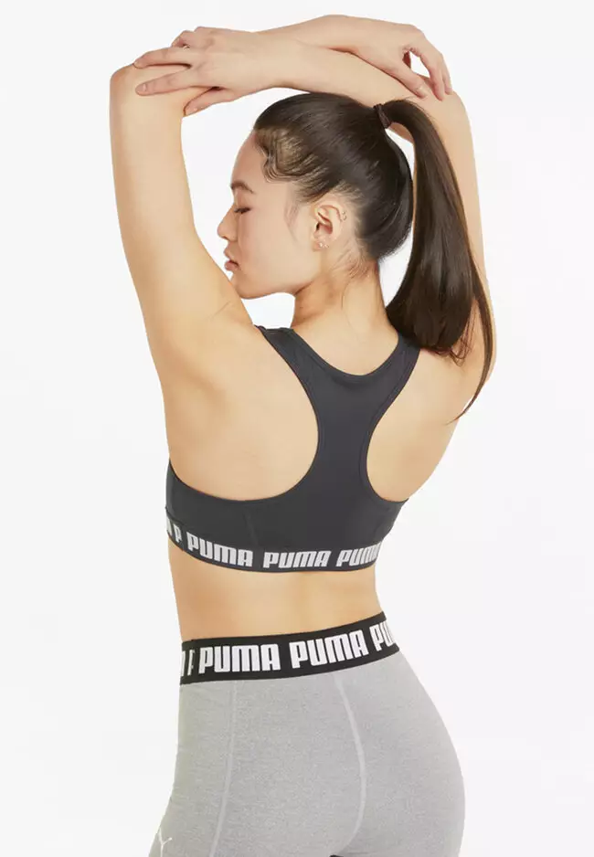 Puma Training 4Keeps medium support sports bra in black