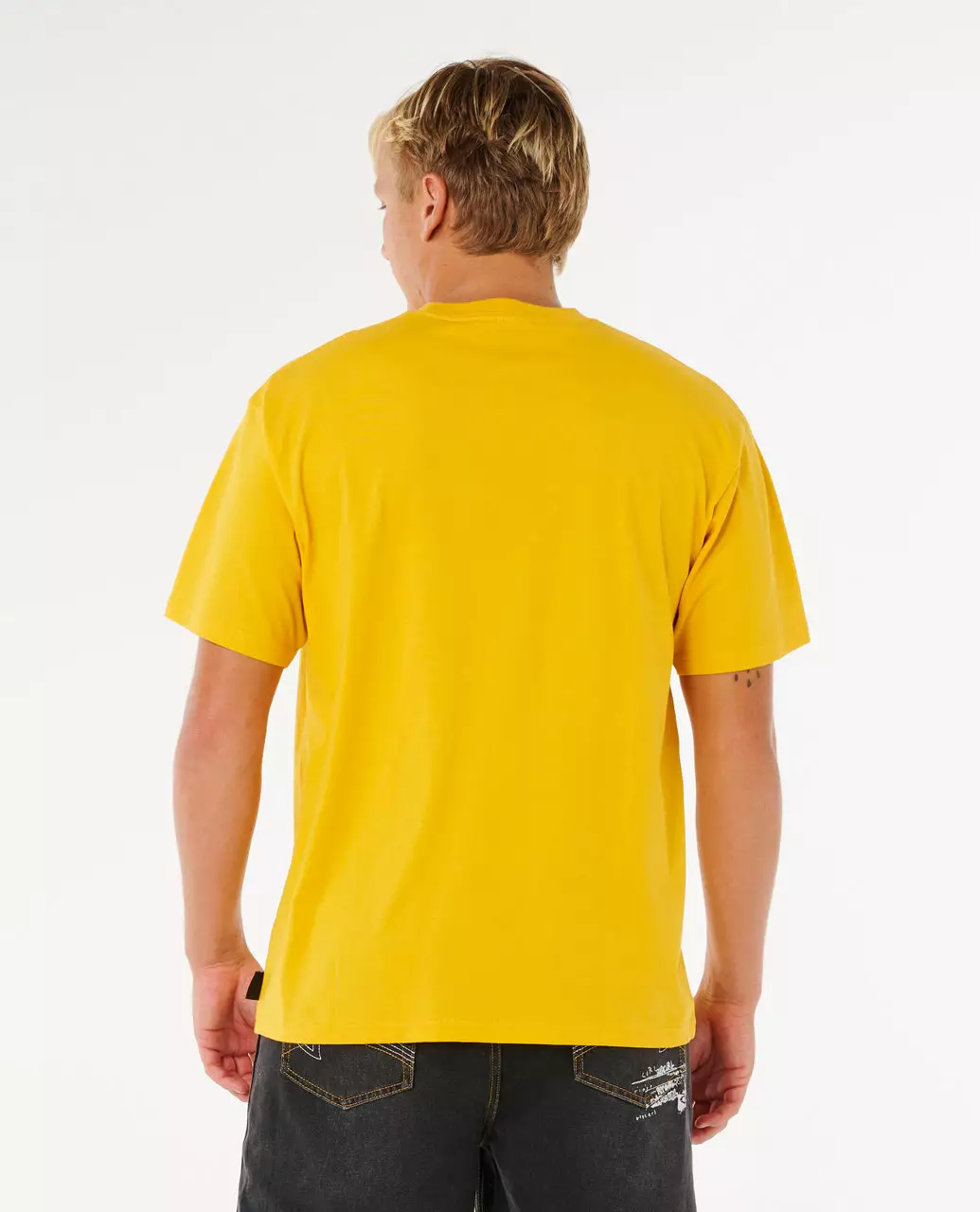 Rip Curl Men Inner Visions Rotten Sun Loose Tee - Royal Yellow