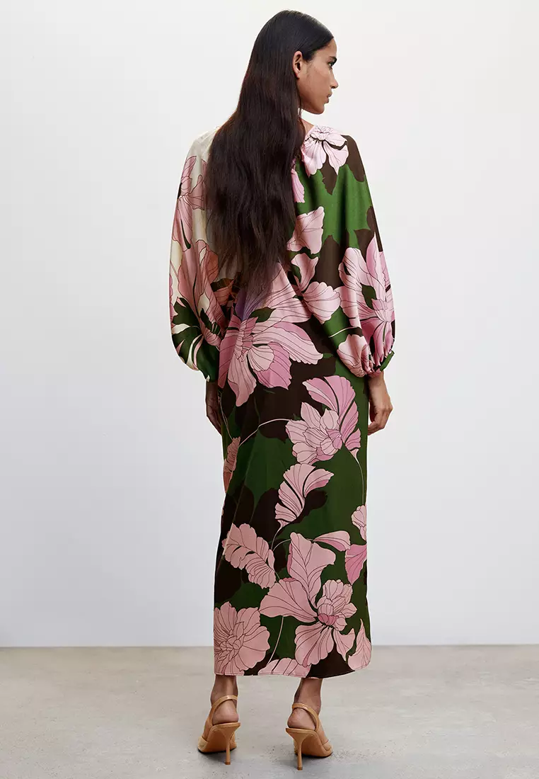 Mango kimono dress best sale