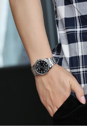 Jual Casio Casio Jam Tangan Mtp V001d 1budf Silver Original Zalora Indonesia