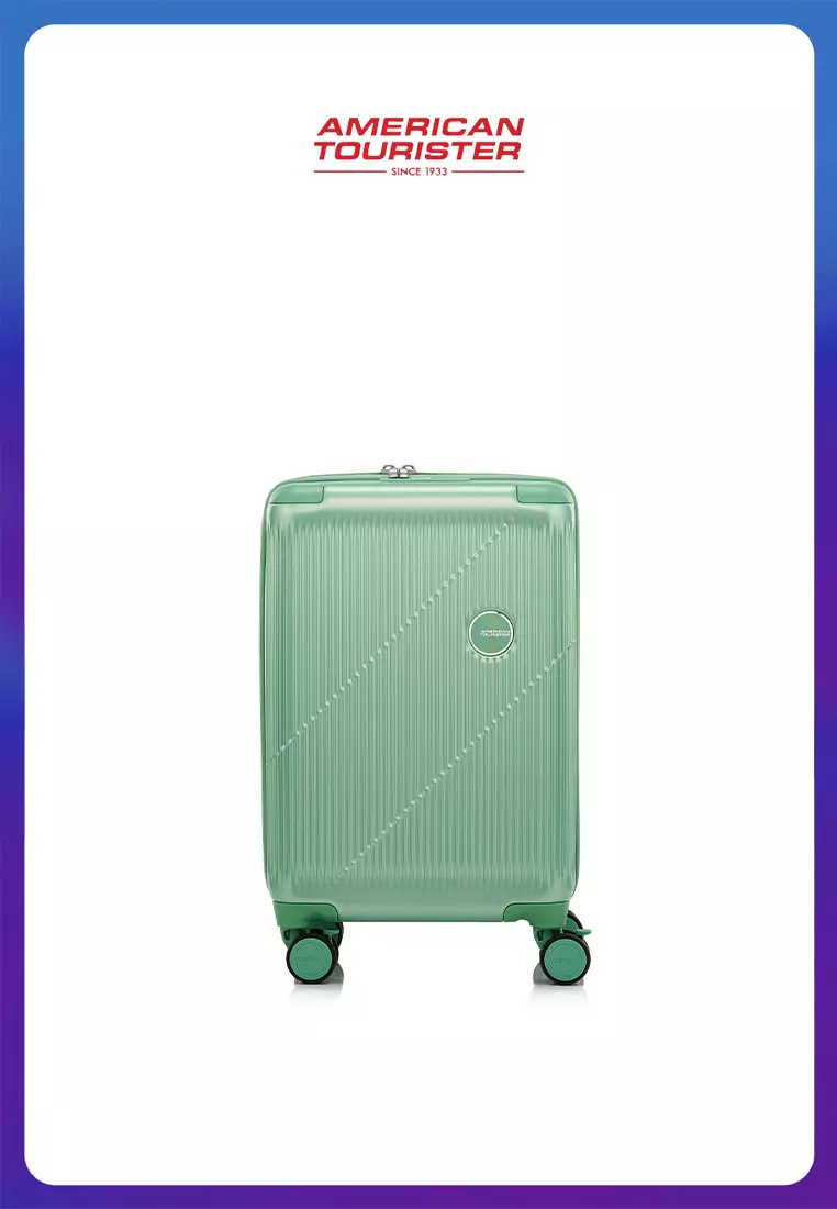 American Tourister Koper Hardcase Curvus Cabin 20 Inch TSA - Mint Green