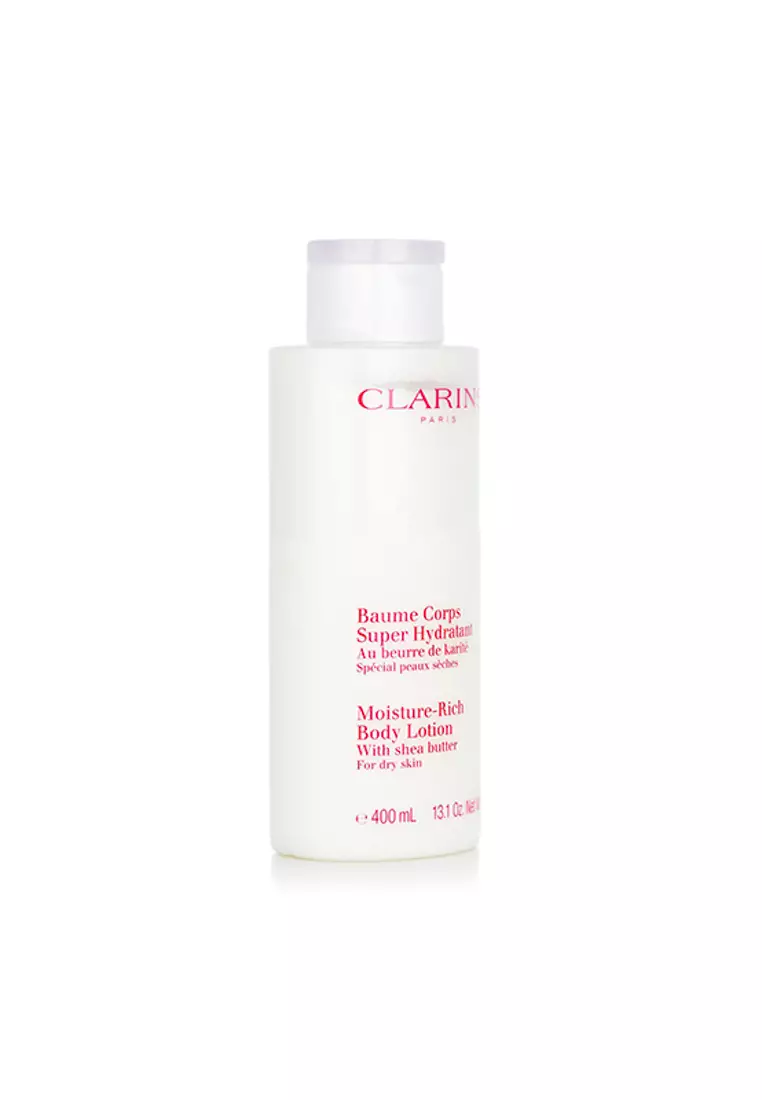 CLARINS - Moisture-Rich Body Lotion with Shea Butter - For Dry Skin (Super Size Limited Edition) 400ml/14oz.