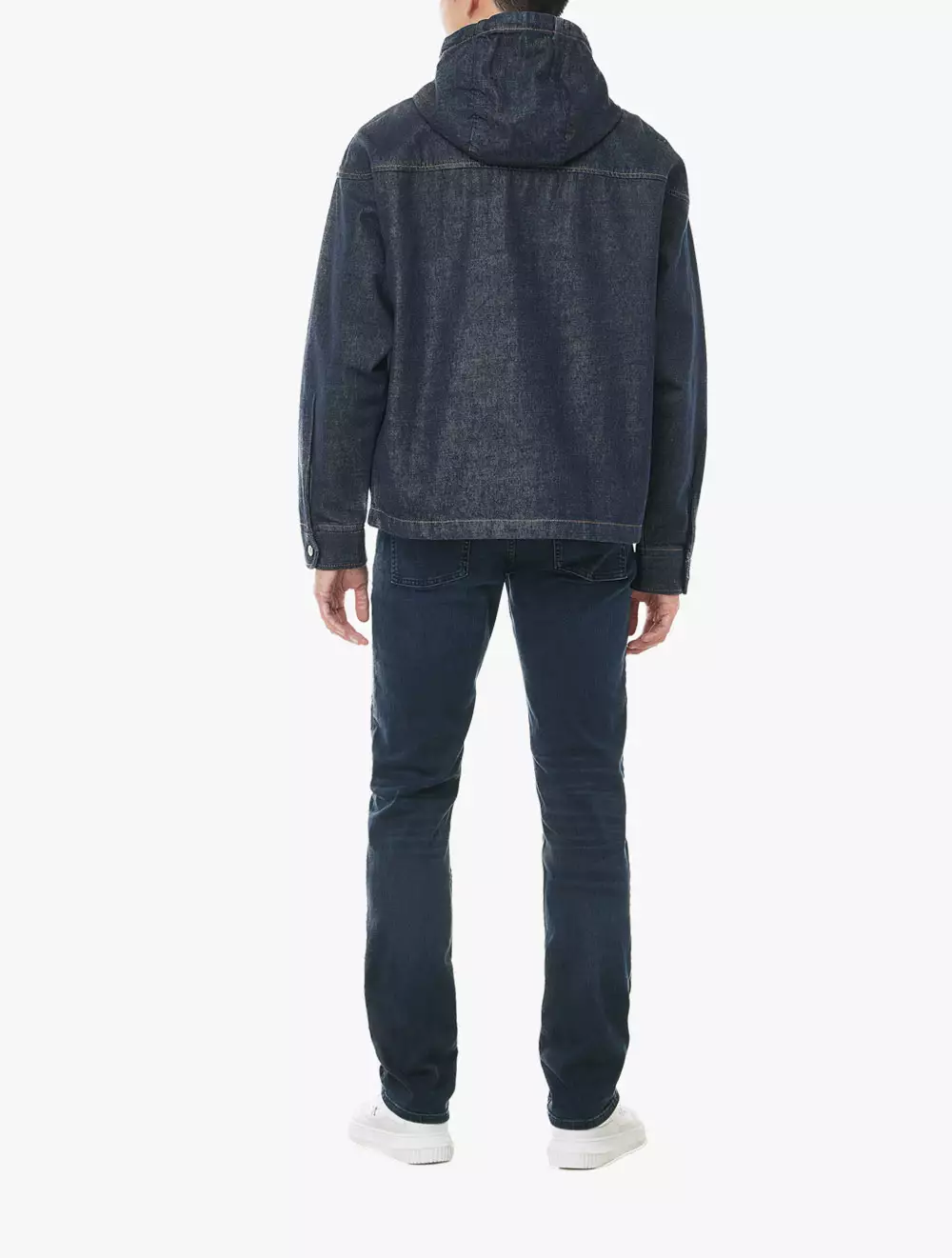 Calvin Klein - Rinse Denim Zip-Up Hoodie Jacket