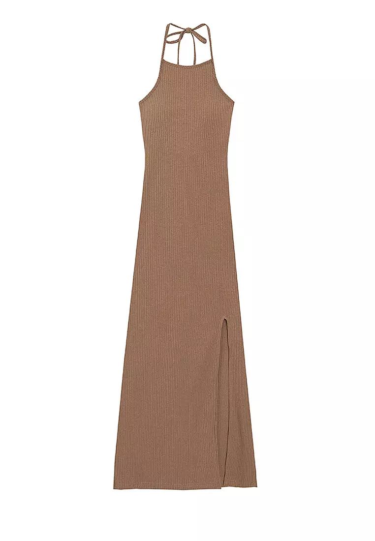Halter Neck Maxi Dress