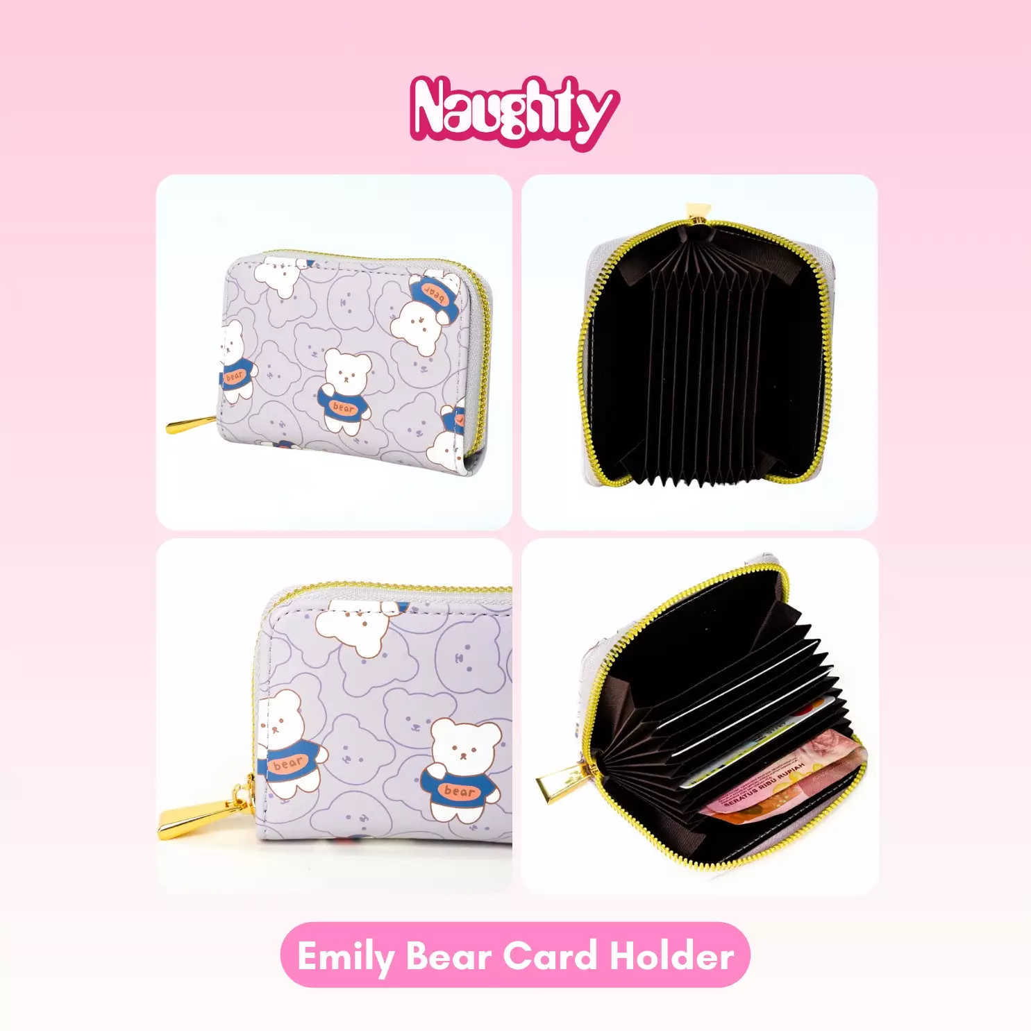 Dompet Kartu Wanita Card Holder Emily G642 2309 Naughty Accessories