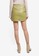 Heather green Quilted Mini Skirt 99862AAF9099BDGS_2