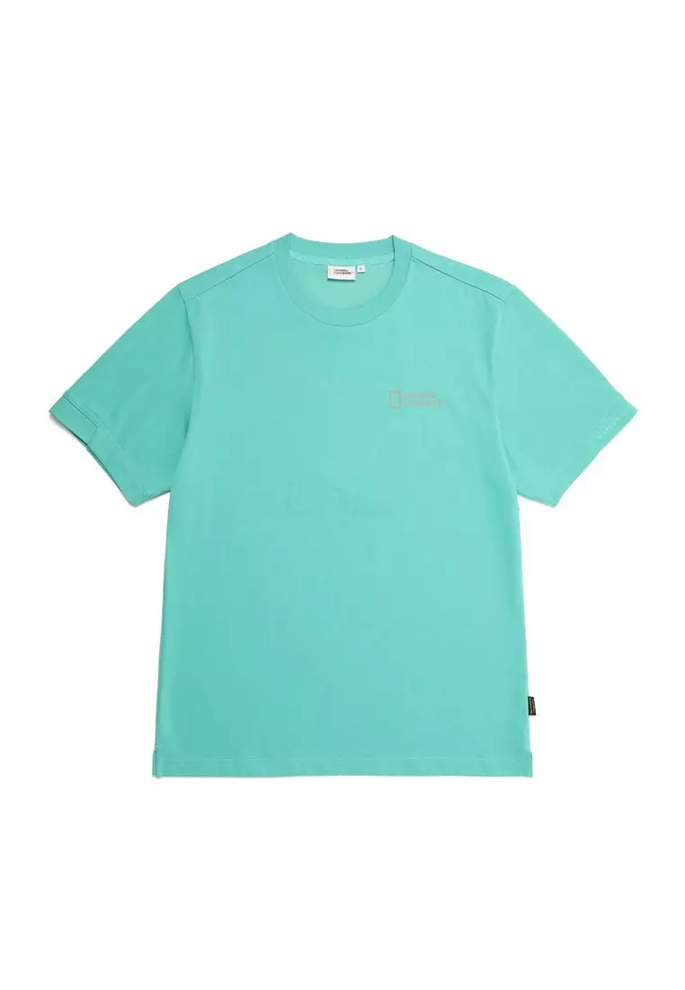【NATIONAL GEOGRAPHIC】TORQUATUS SMALL LOGO半袖Tシャツ Unisex TORQUATUS Small LOGO Graphic Short Sleeve Tee