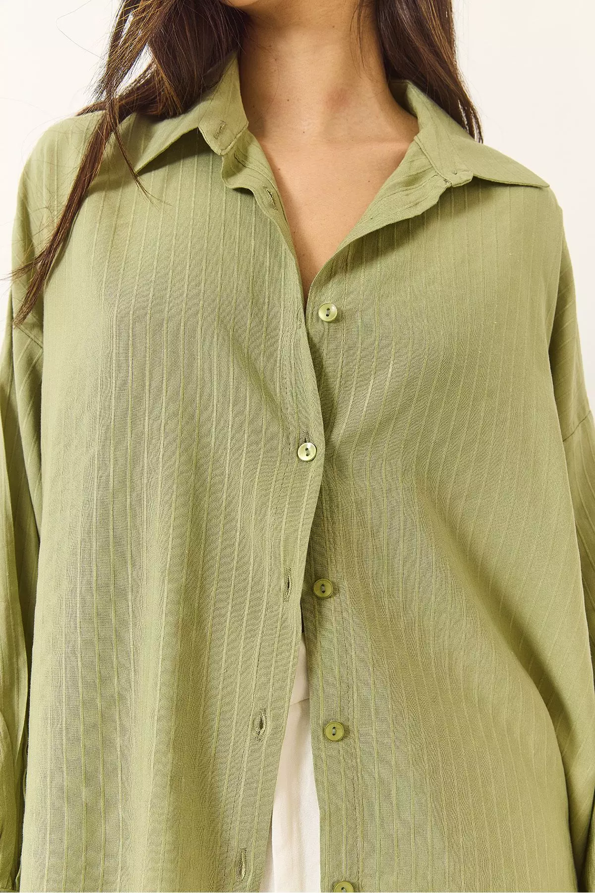 Women's Jacquard Linen Shirt 60171028