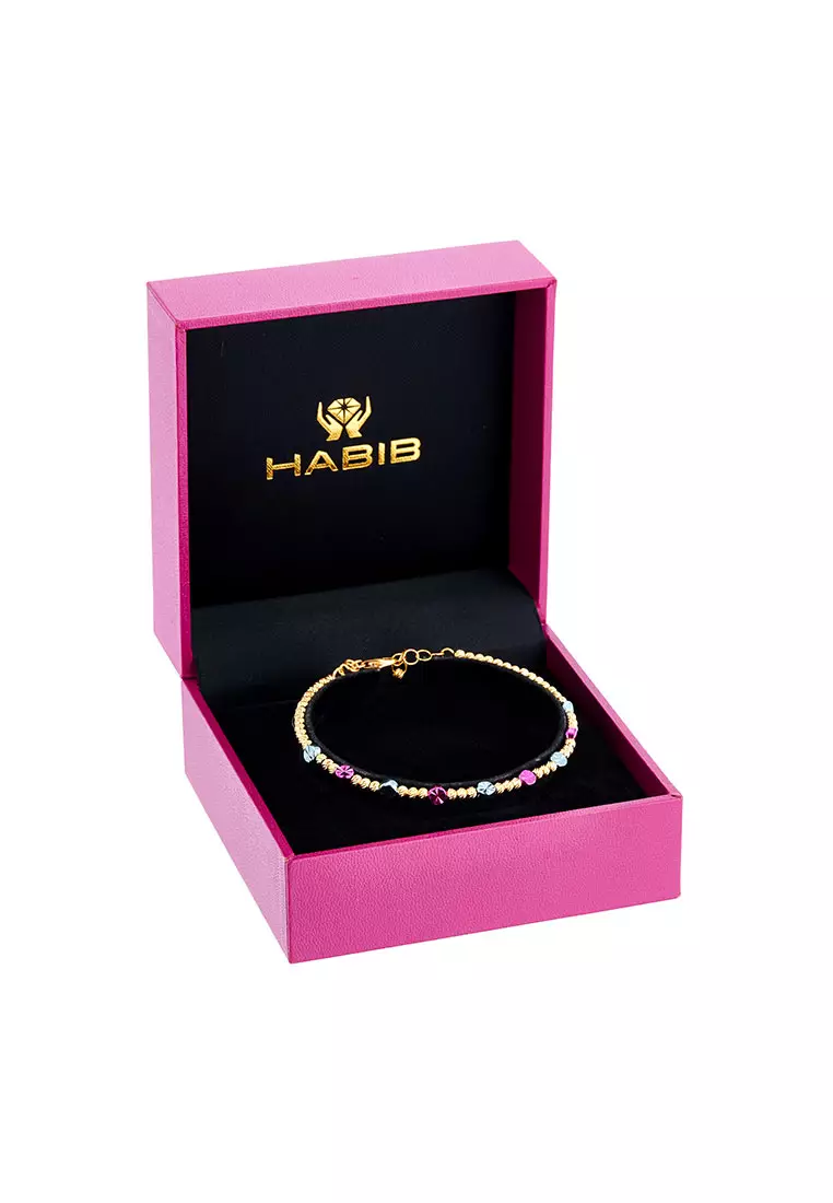 HABIB Oro Italia 916 Yellow Gold Bangle GB92110324(FT)-TI