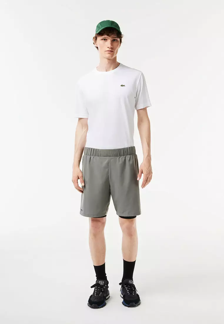 Mens lacoste 2025 jersey shorts