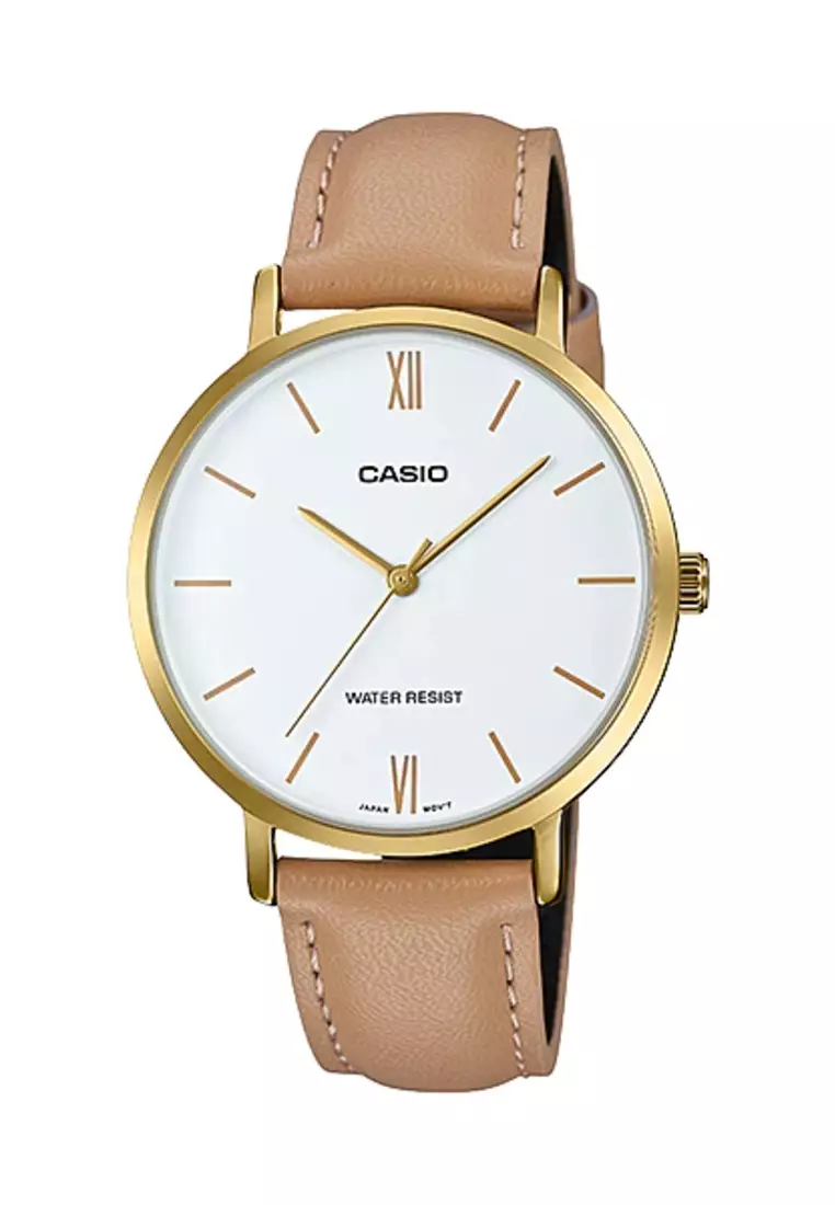 Casio ladies new arrivals leather watches