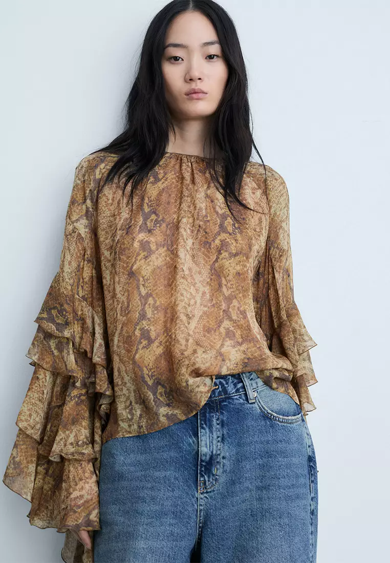 Ruffle blouse online online