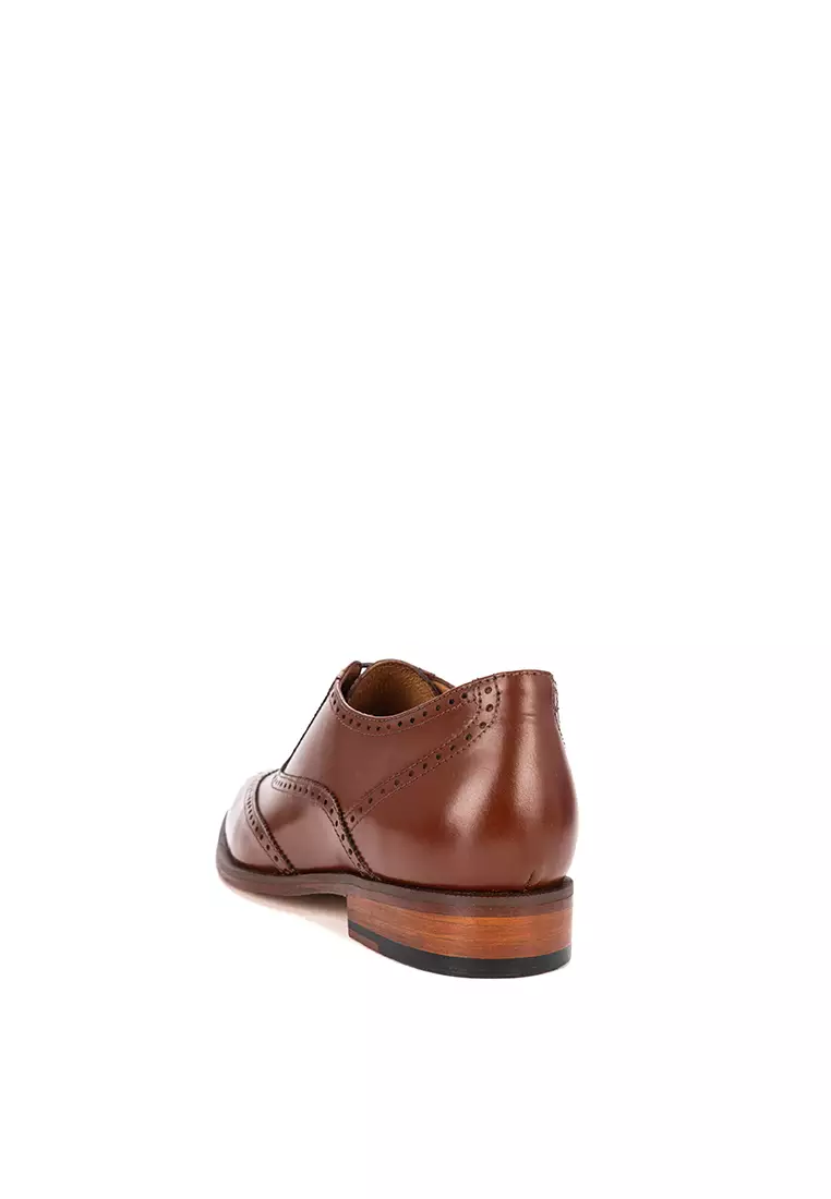 Skylator Anders Dark Brown Wingtip Elevator Shoes