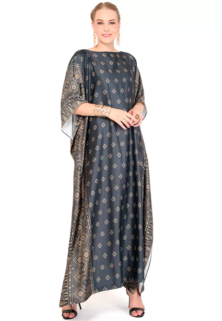 Kanzi Exclusive Short Sleeve Songket Kaftan