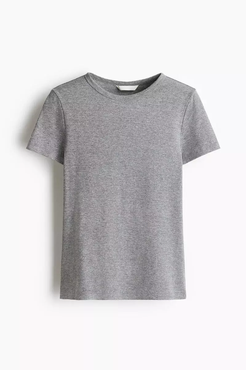 Ribbed T-shirt