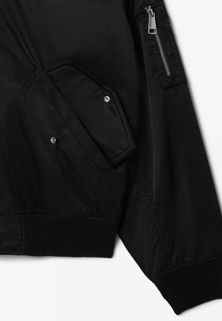 Water-Repellent Padded Bomber Jacket