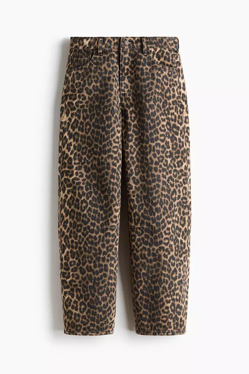Barrel High Waist Ankle Jeans