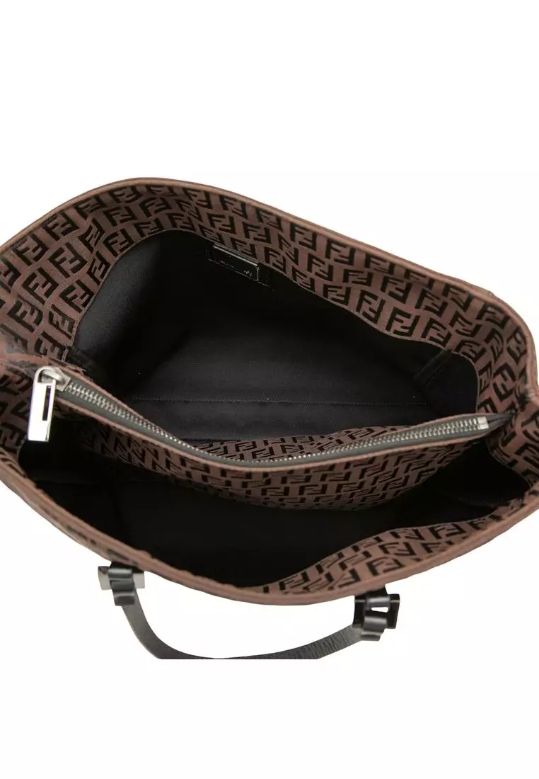 Pre-Loved Fendi Zucchino Canvas Tote