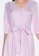 ZALORA BASICS pink Puff Sleeves Knee Length Dress 52321AA099F268GS_3