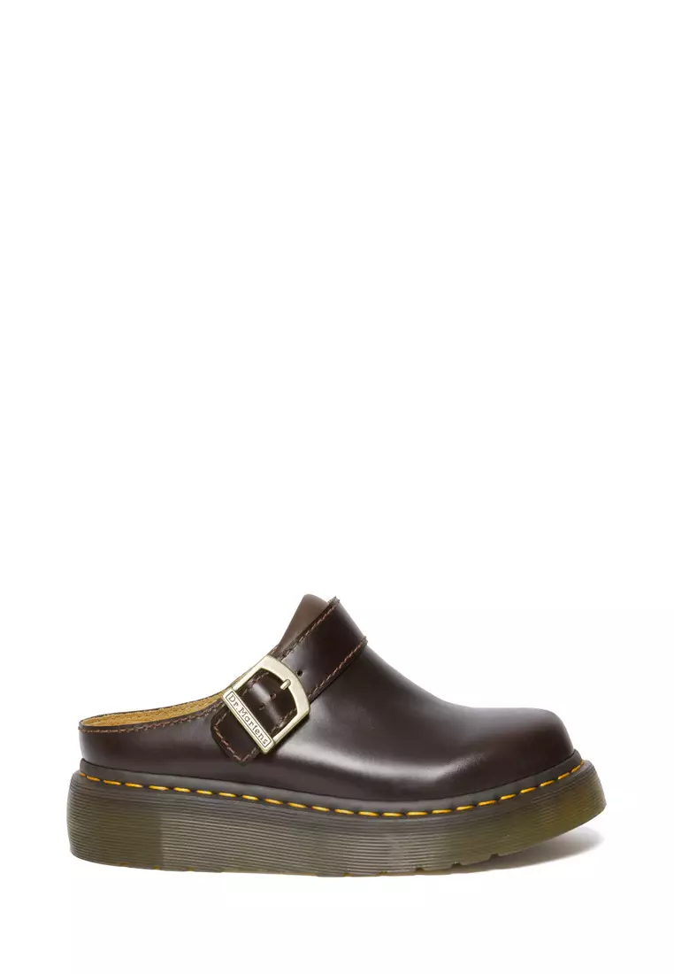 Discount on Dr. Martens  shoes - SKU: Laketen Atlas Leather Slingback Platform Mules