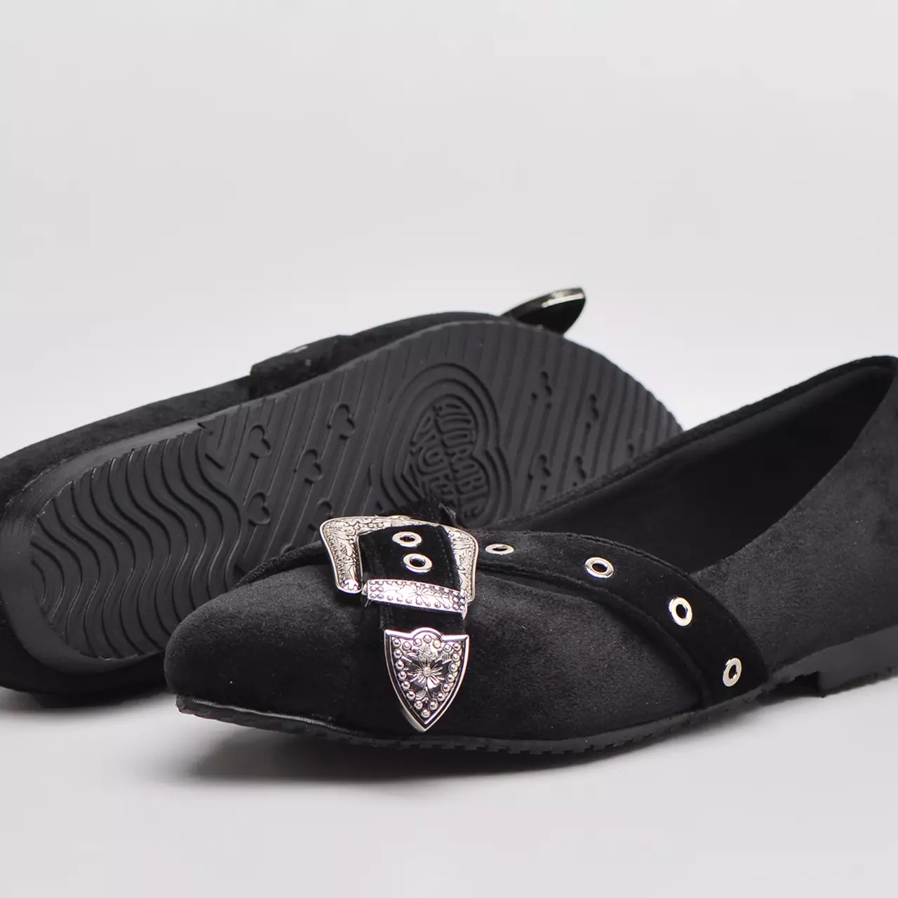 Mufla Flat Shoes Cabernet Black