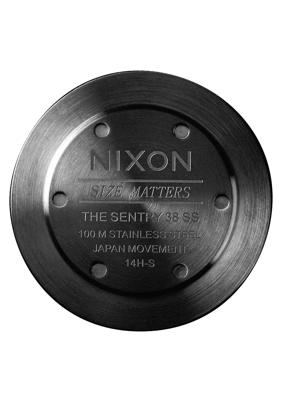 NIXON SENTRY 38 SS BLACK/WHITE