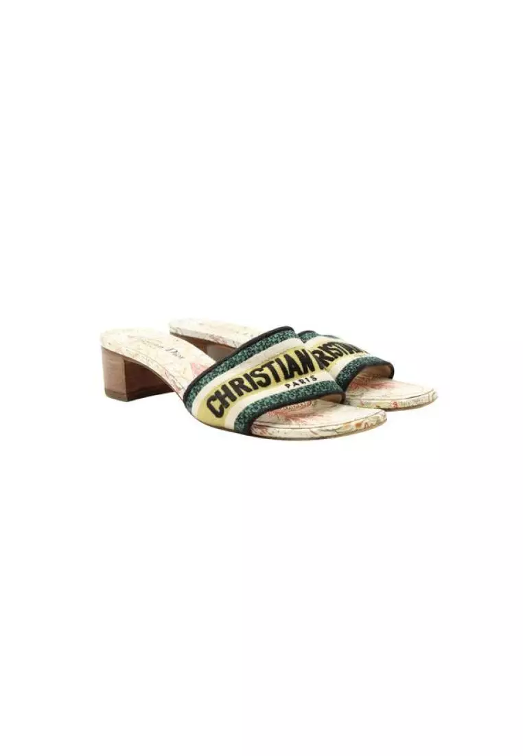 Christian dior dway heeled discount slide