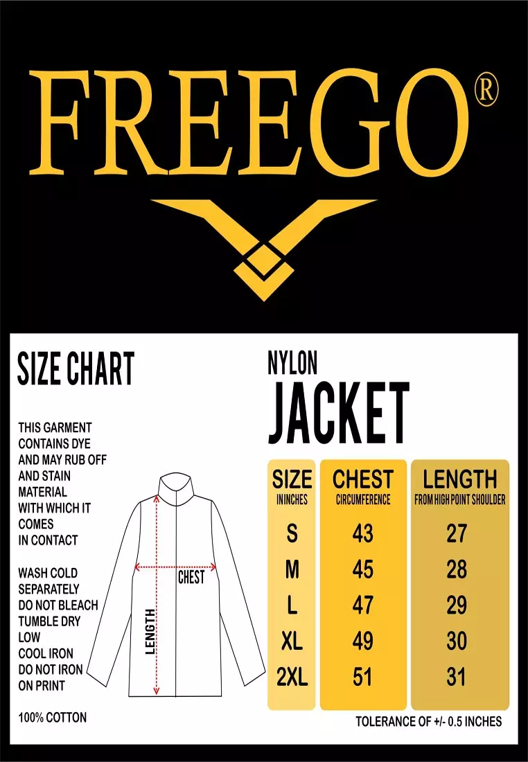 Buy Freego Mens Full Zip Jacket 2026 Online | ZALORA Philippines