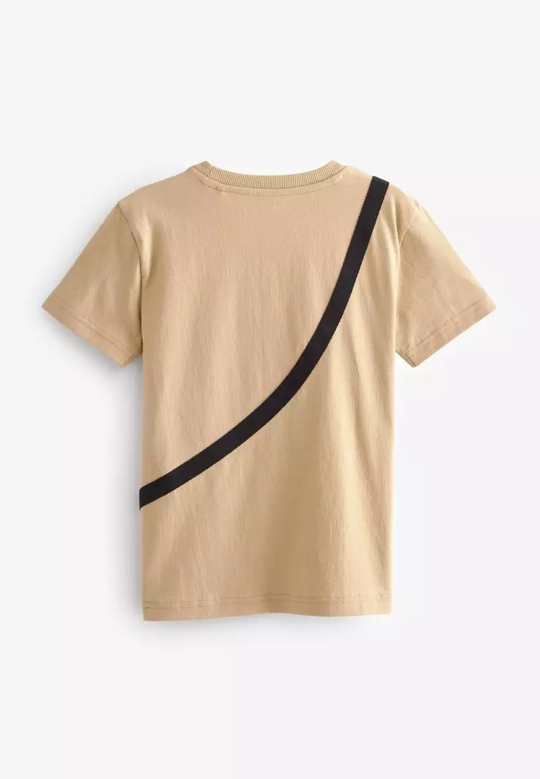Bag Pocket Short Sleeve T-Shirt