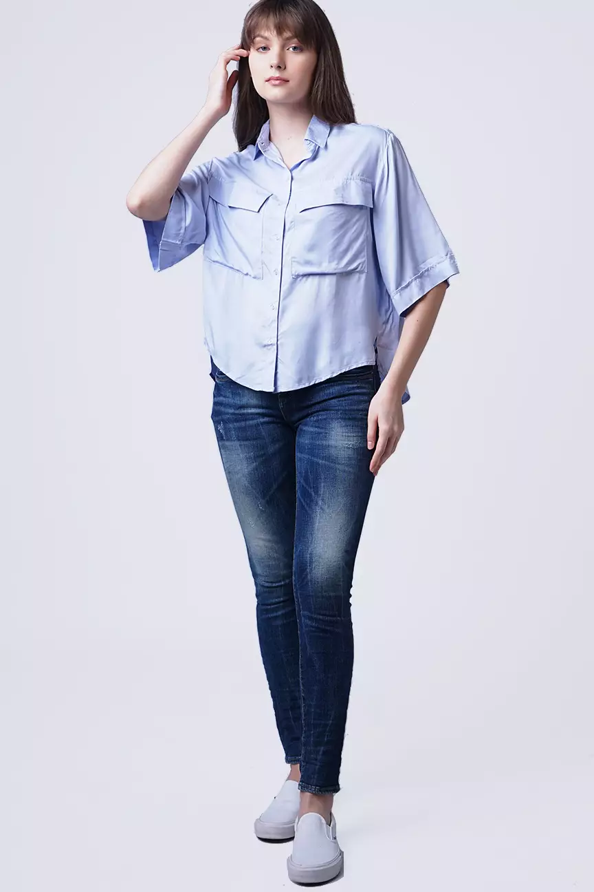 Kemeja Wanita Jole Lilac