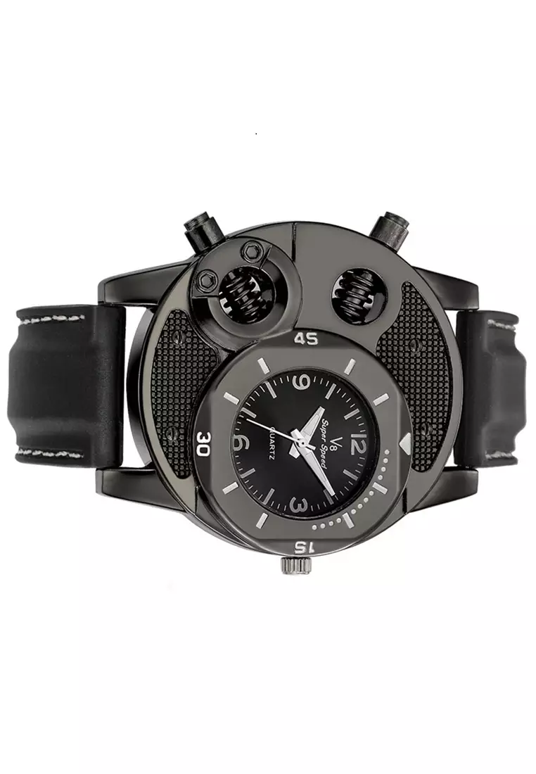 Super Speed Jam Tangan Kasual Analog Luxury Quartz Pria Strap Tali Material Stainless Steel TT56 ORIGINAL