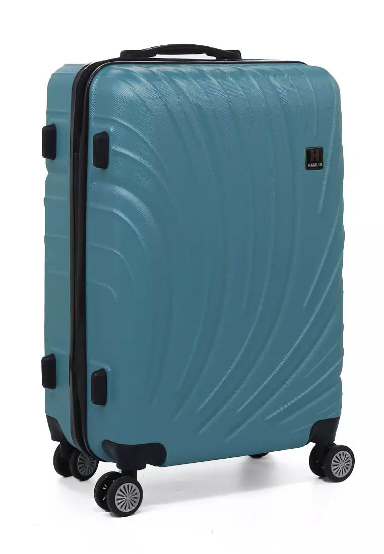 Austin Koper Unisex Size 24 Inch Large Compartment Suitcase Tas Travel Number Code Lock Material Fiber ABS ORIGINAL - Tosca