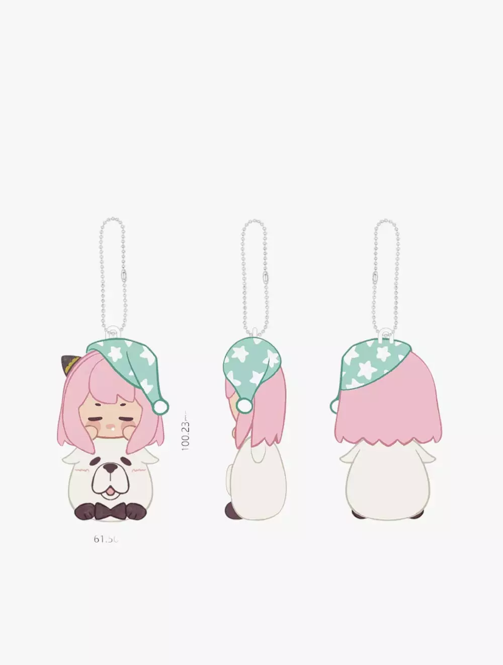 Nullset Spy X Family Plush Pendant Stack On Head Series Anya And Bond -NLSN11003